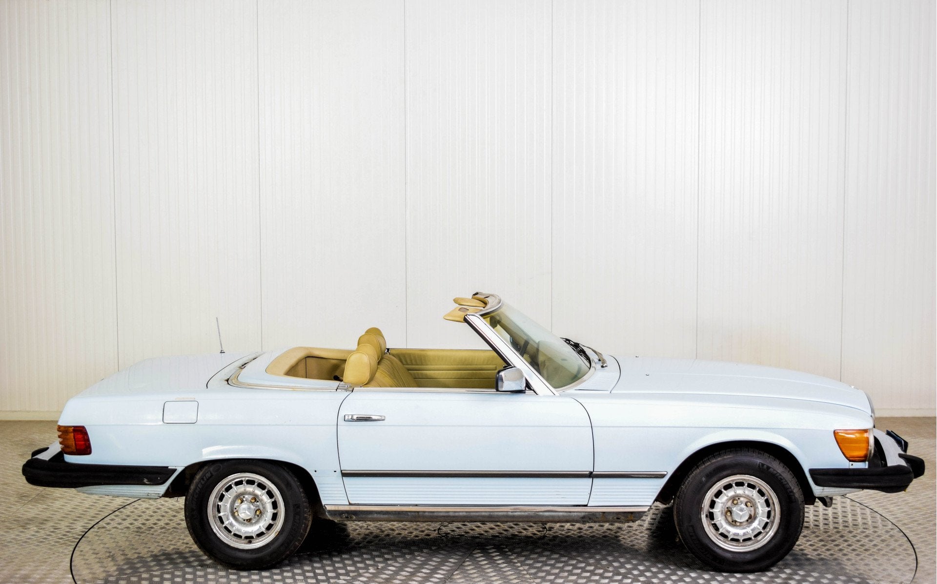 Mercedes-Benz SL-Klasse 450 SL Roadster (bj 1978, automaat), Auto's, Automaat, Gebruikt, 8 cilinders, Cabriolet