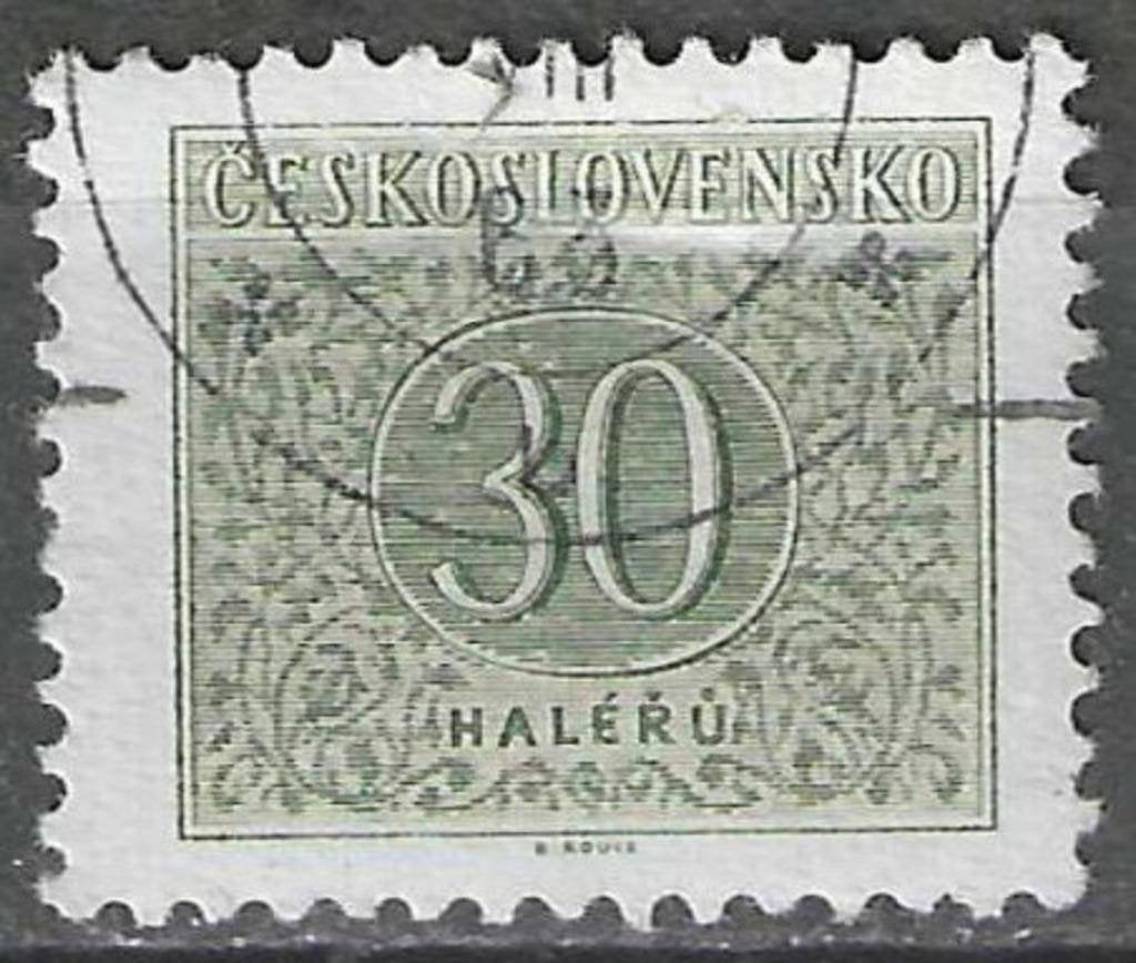 Tsjechoslowakije 1954 - Yvert 81TX - Taxzegel Type a (ST), Postzegels en Munten, Postzegels | Europa | Overig, Verzenden, Overige landen