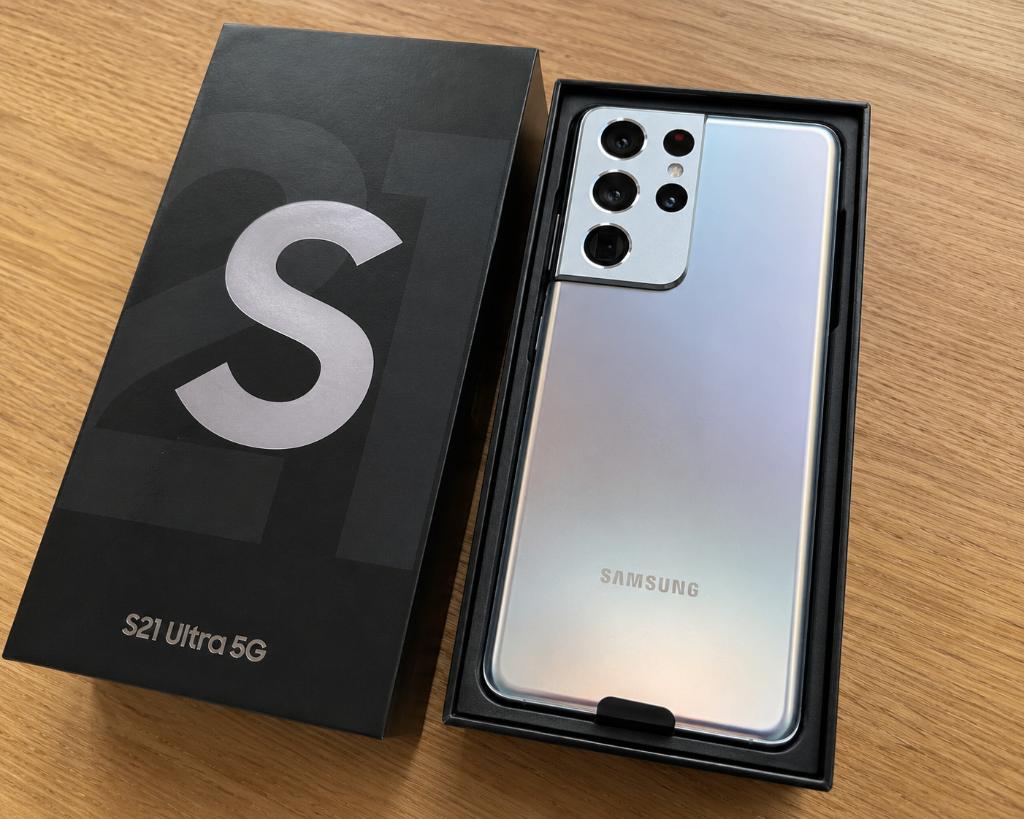 Samsung Galaxy S21 Ultra (Phantom Silver), Telecommunicatie, Mobiele telefoons | Samsung, Touchscreen, Ophalen of Verzenden, Zo goed als nieuw