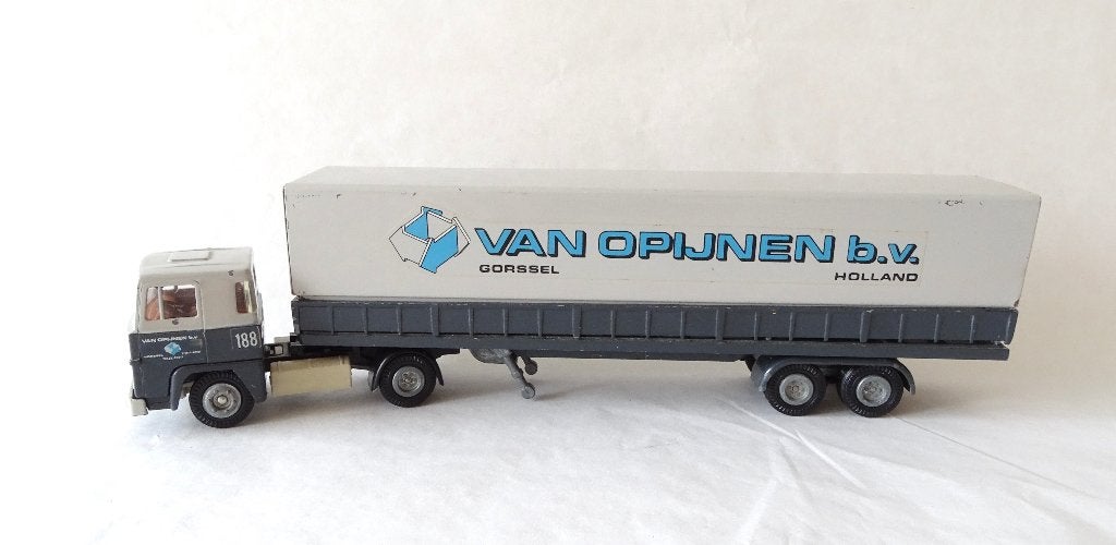 Tekno Scania 141 Van Opijnen Gorssel, Ophalen of Verzenden, Gebruikt, Bus of Vrachtwagen, Tekno