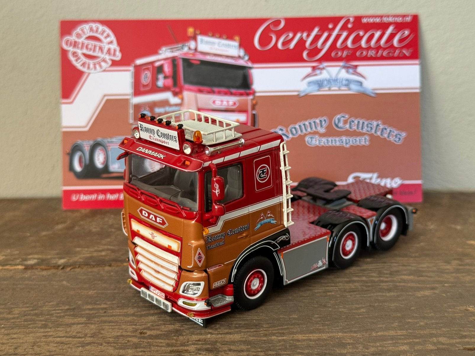 Tekno - DAF XF 6x2 Ronny Ceusters, Ophalen of Verzenden, Zo goed als nieuw, Bus of Vrachtwagen, Tekno