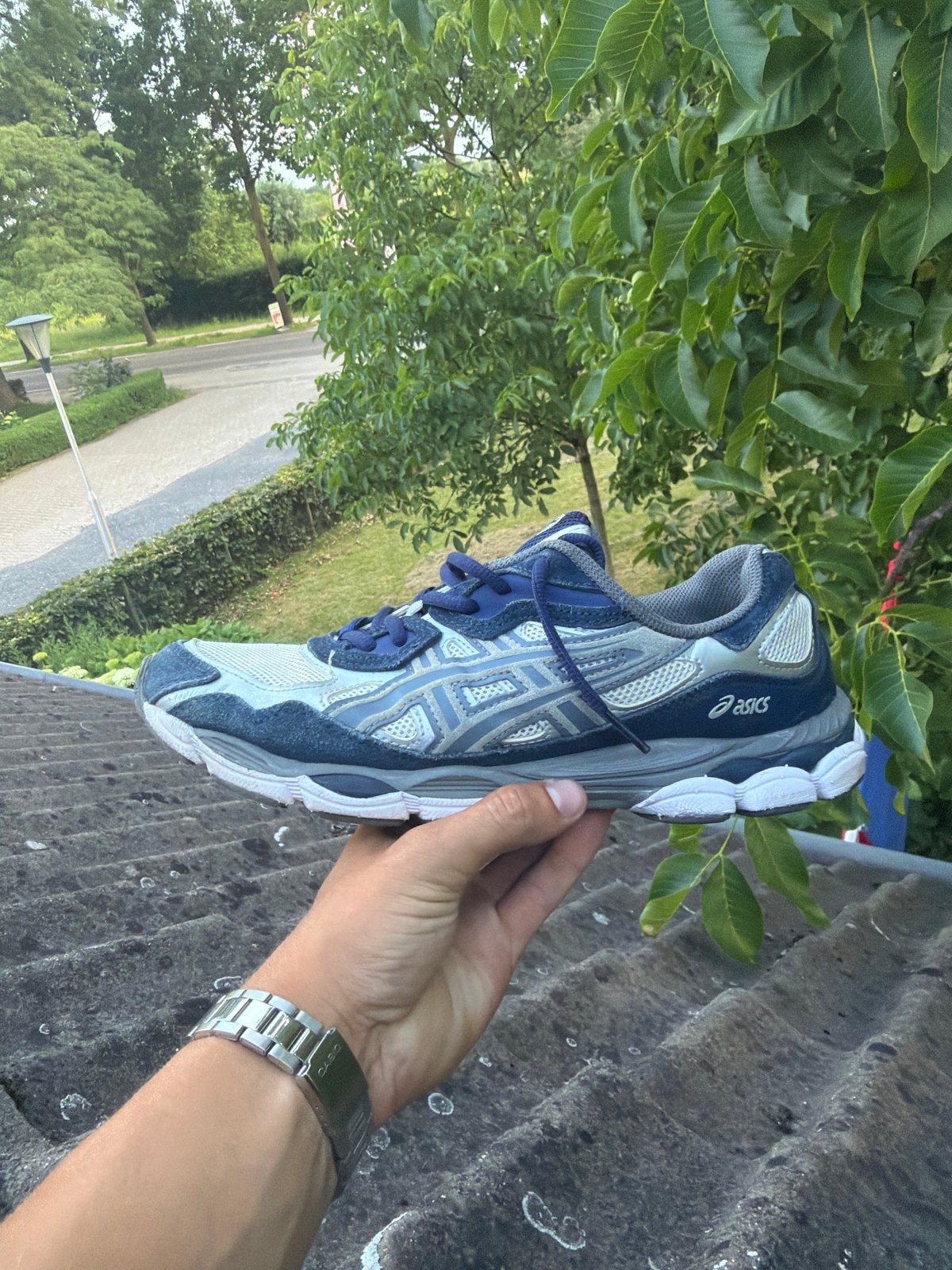 Asics Sportschoenen Maat 44 - Comfortabel en Stijlvol, Kleding | Heren, Schoenen, Blauw, Ophalen of Verzenden, Sneakers of Gympen
