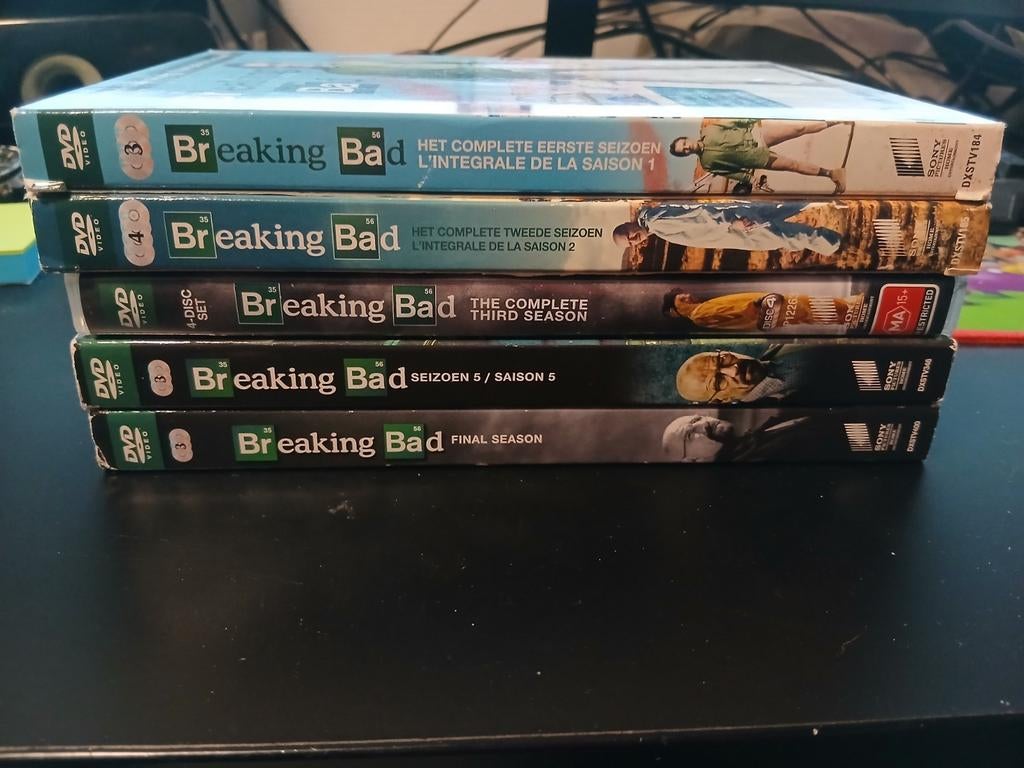 Breaking bad dvd seizoen 1 2 3 5 en final season, Vanaf 16 jaar, Ophalen of Verzenden, Zo goed als nieuw