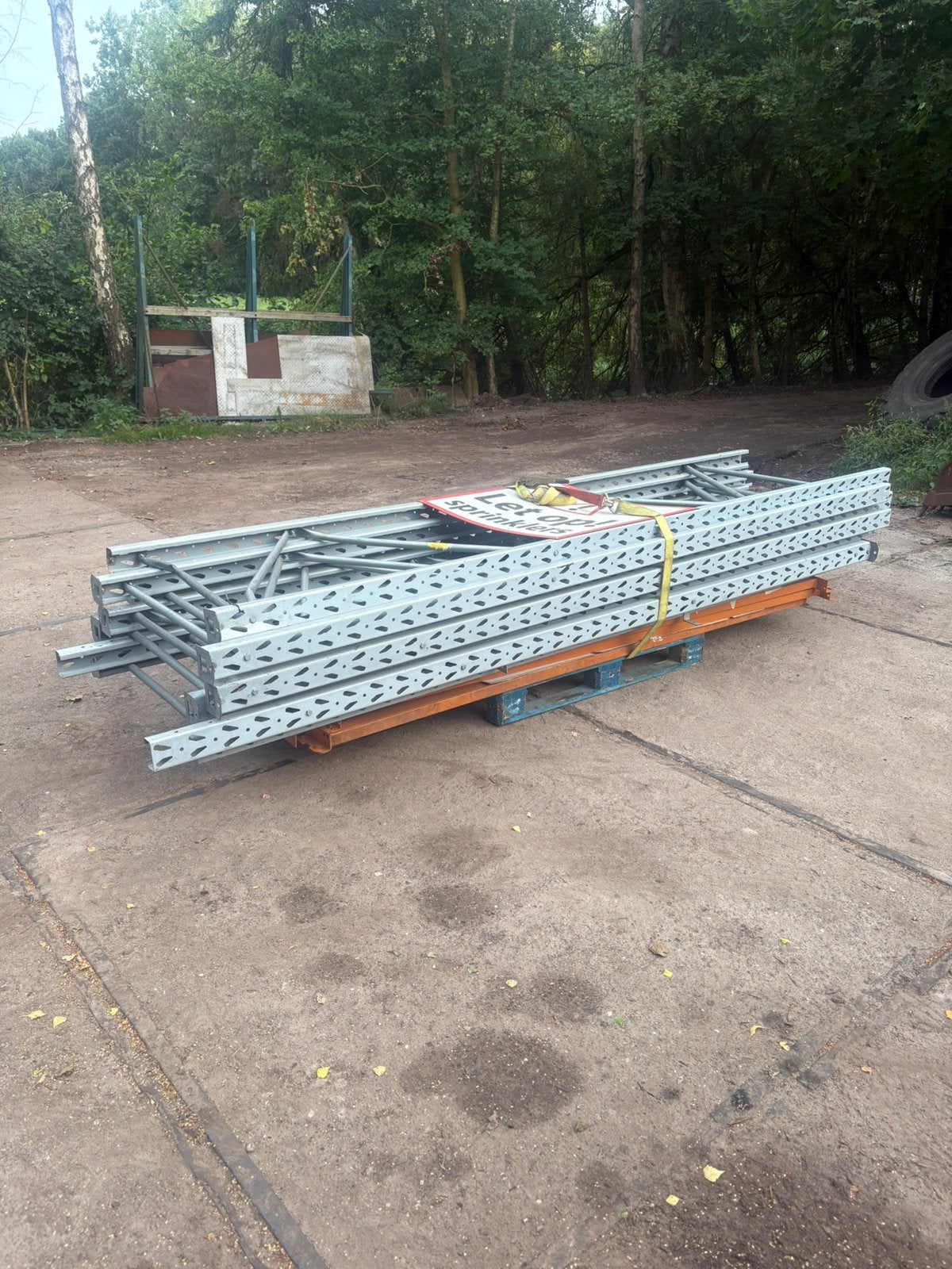 Palletstelling/stelling, Ophalen, Zo goed als nieuw