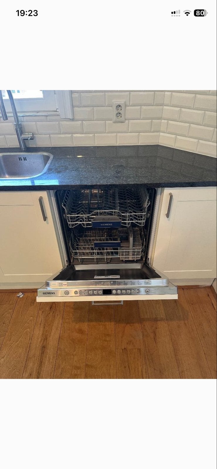 Siemens SN636X01GE/21 Inbouw Vaatwasser - Uitgebouwd, Ophalen, Gebruikt, Minder dan 85 cm, 60 cm of meer