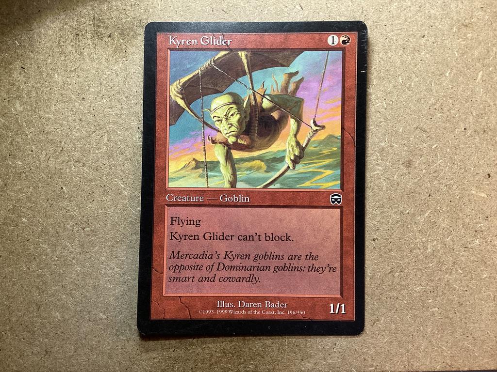 1x Kyren Glider [196/350] (Light Played), Hobby en Vrije tijd, Ophalen of Verzenden, Gebruikt, Losse kaart