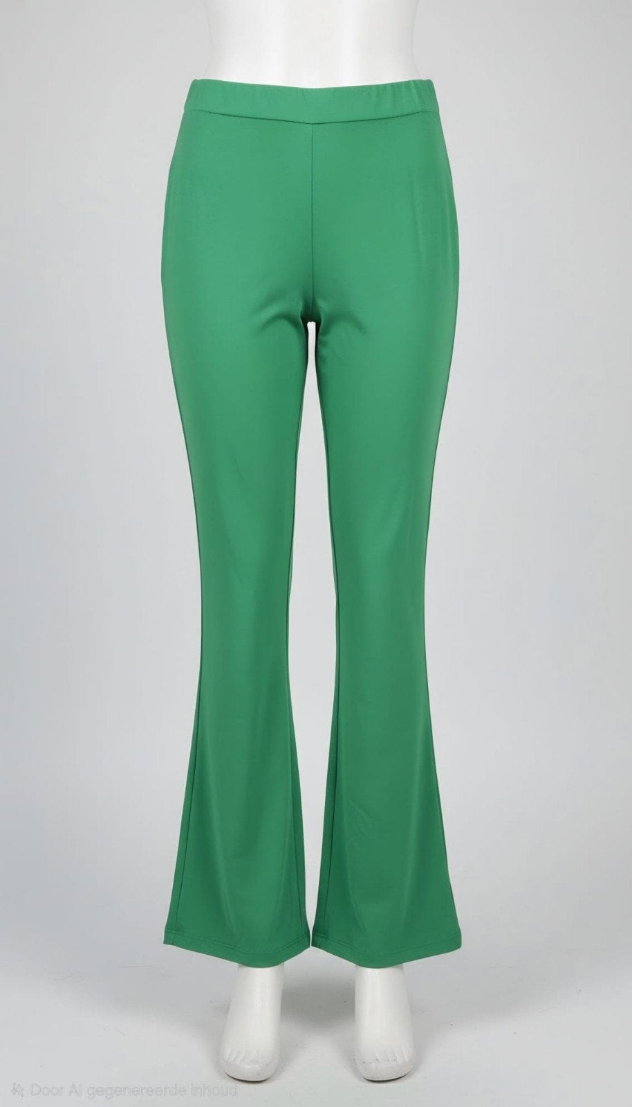 Groene flared broek - maat S, Ophalen of Verzenden, Zo goed als nieuw, Maat 36 (S), Groen