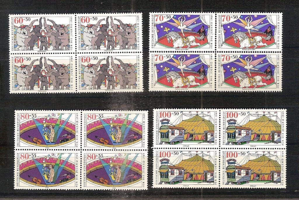 BRD 1411-1414 postfris blok van 4, Ophalen of Verzenden, BRD, Postfris