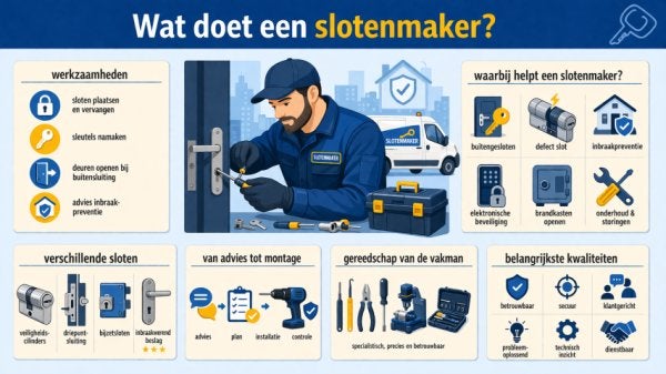 ZZP SLOTENMAKER gezocht – GRONINGEN & OMGEVING, Ophalen of Verzenden