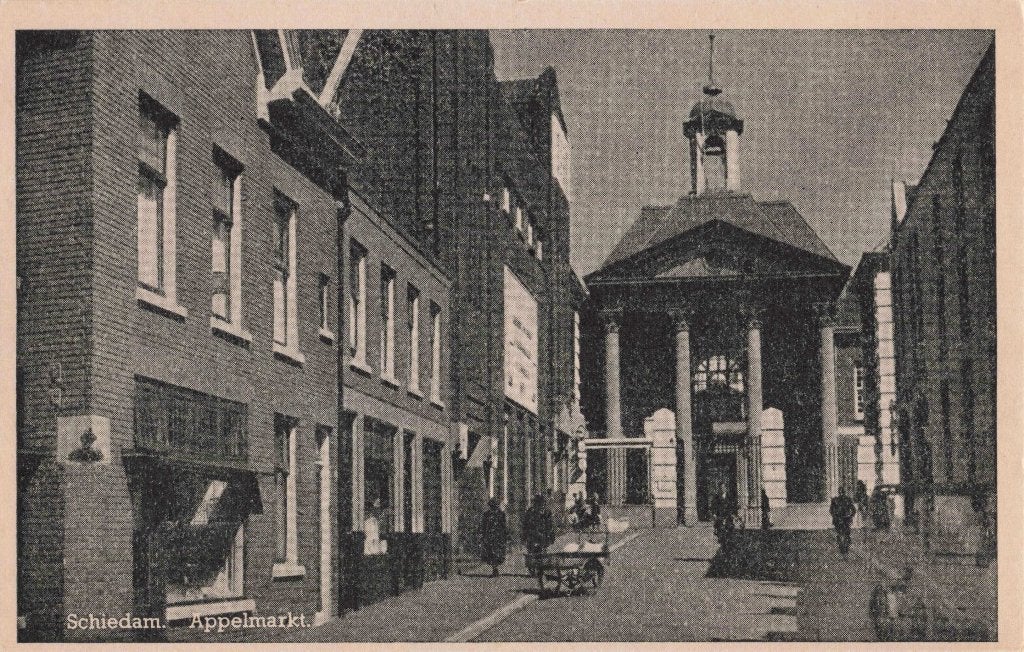 Schiedam Appelmarkt M8153, Ophalen, 1940 tot 1960, Ongelopen, Zuid-Holland