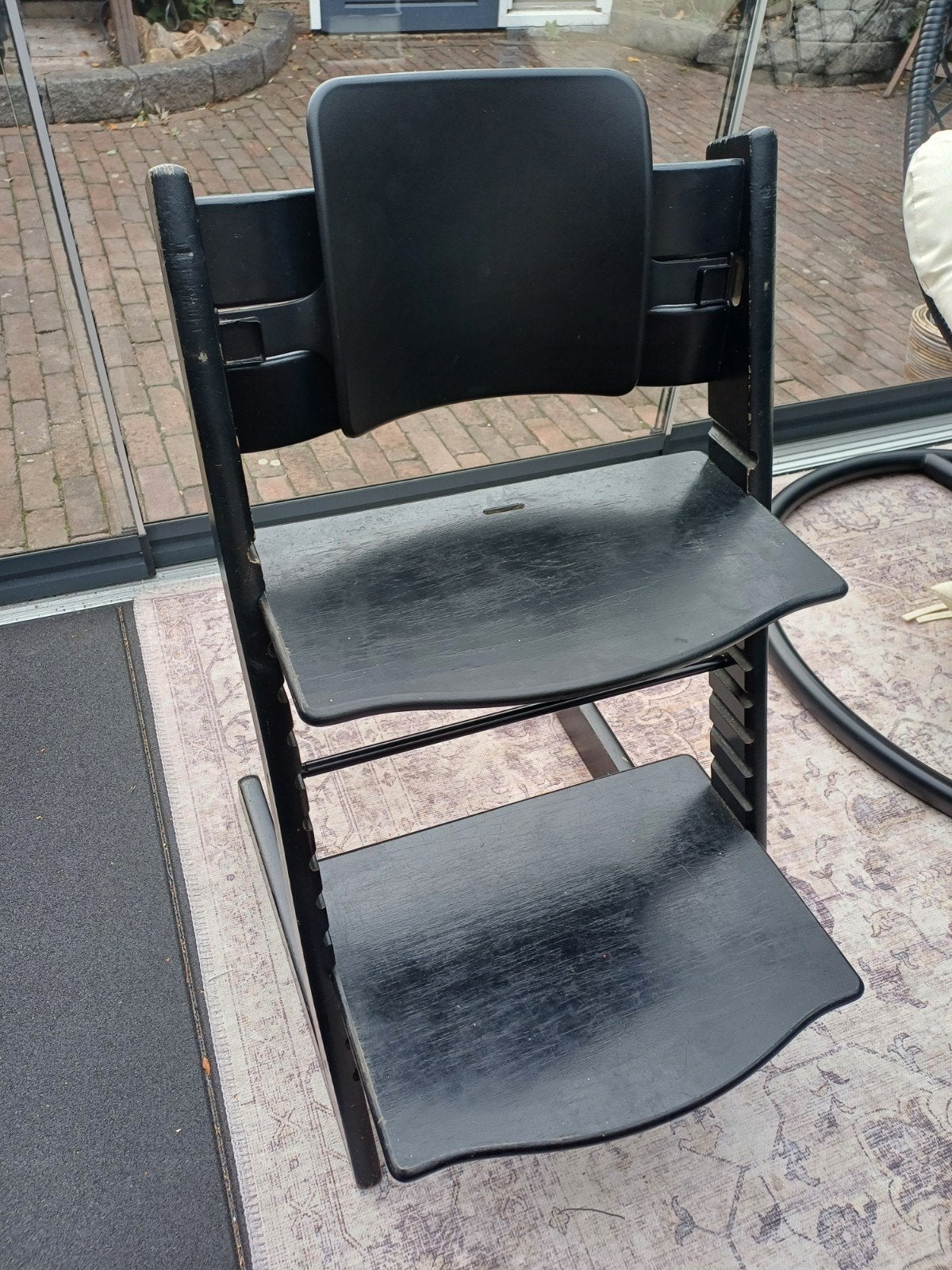 Stokke Tripp Trapp meegroeistoel - Zwart, Ophalen, Gebruikt, Meegroeistoel