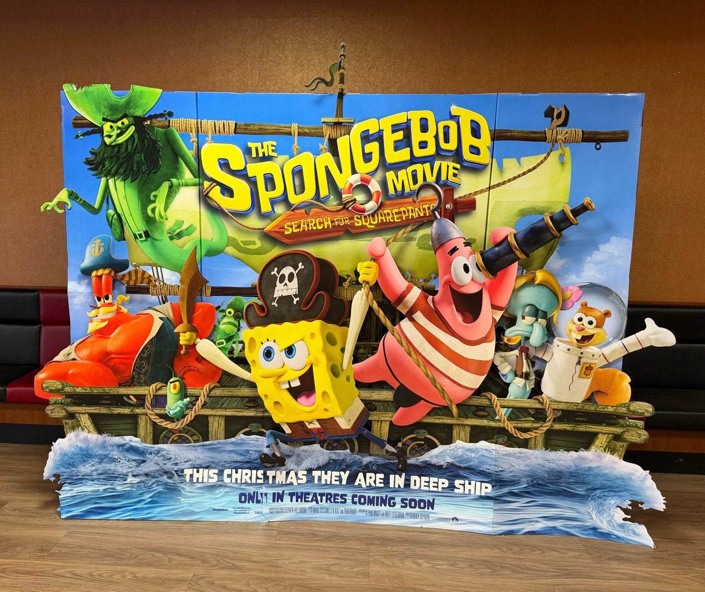 SpongeBob bioscoop decoratie - The SpongeBob Movie, Ophalen, Gebruikt, Film, Overige typen