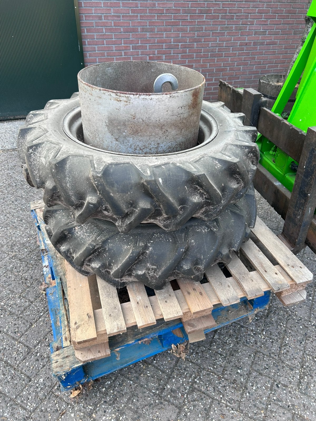 Dubbel lucht (verreiker, shovel), Ophalen
