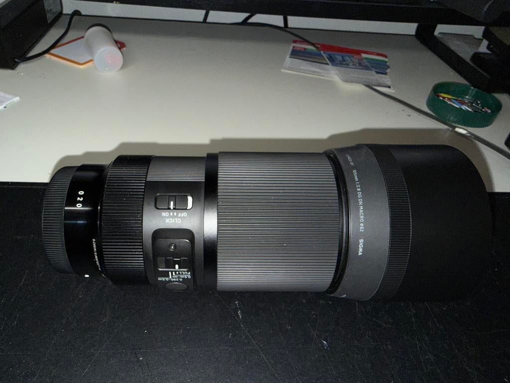 Sigma 105mm f/2.8 DG DN Macro Art voor Sony E-mount, Ophalen of Verzenden, Zo goed als nieuw, Macrolens
