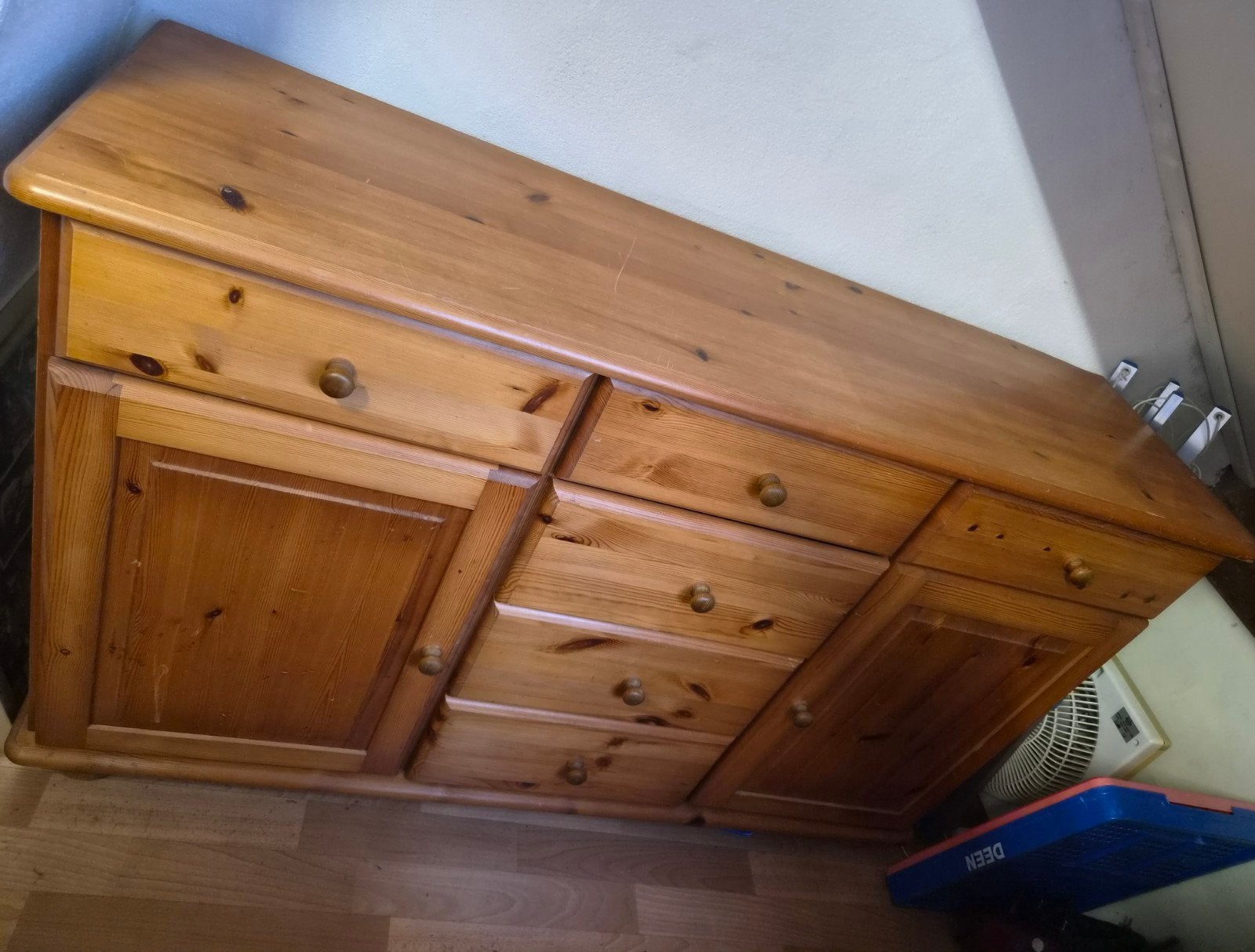 massief grenen dressoir, Antiek en Kunst, Ophalen