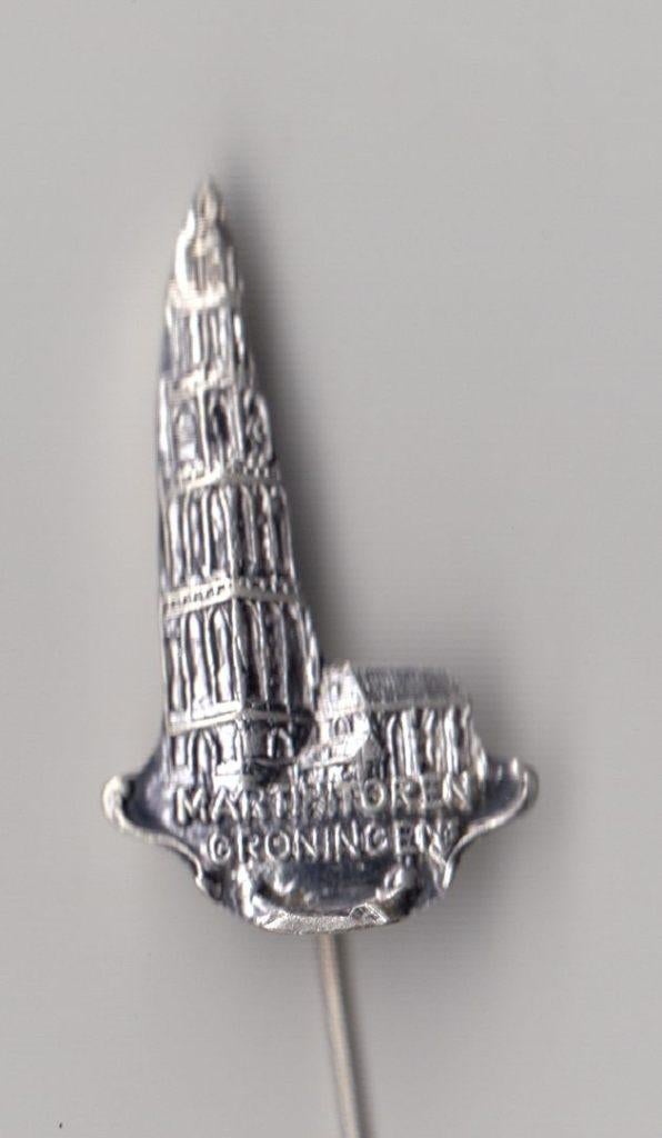 Groningen Martinitoren Martini Toren speldje, Gebruikt, Niet vindbaar, Niet vindbaar, Speldje of Pin