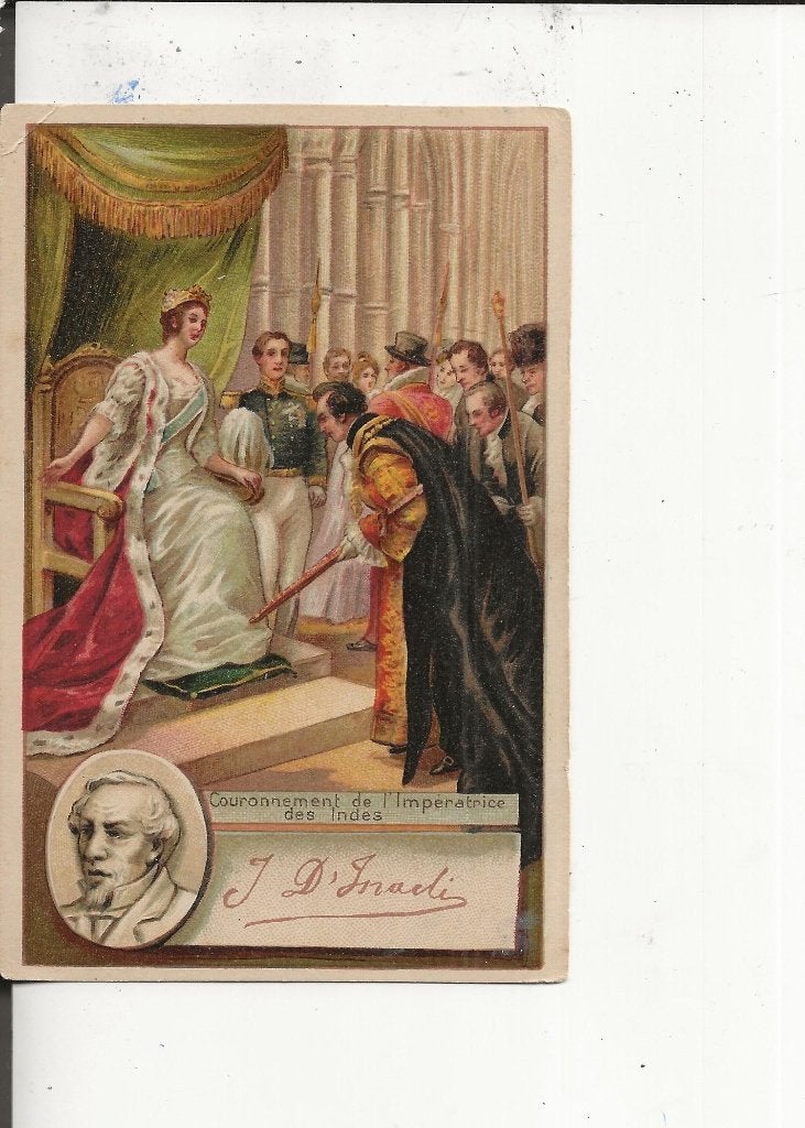 Disraeli Engelse Politicus bij Koningin 1874, Ophalen of Verzenden, Ongelopen, Zuid-Holland