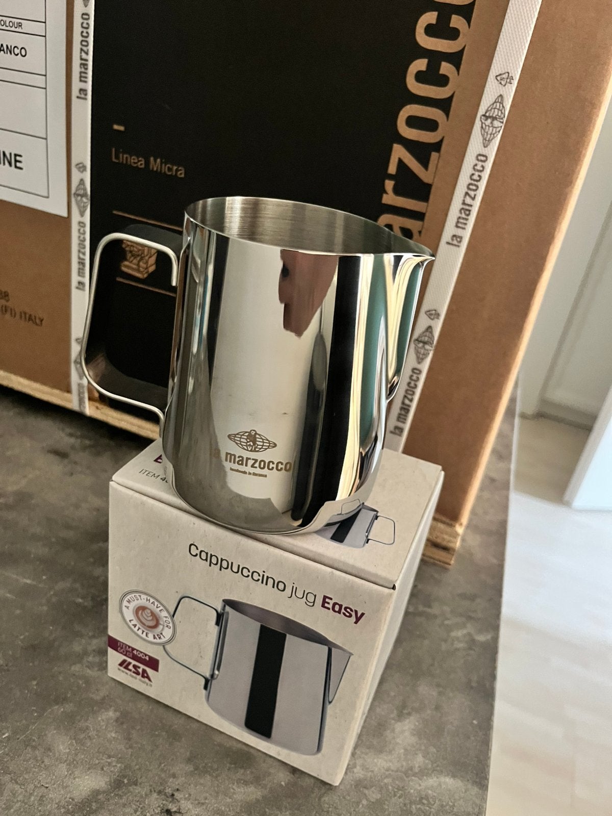 La marzocco melk kan NIEUW, Ophalen of Verzenden, Zo goed als nieuw