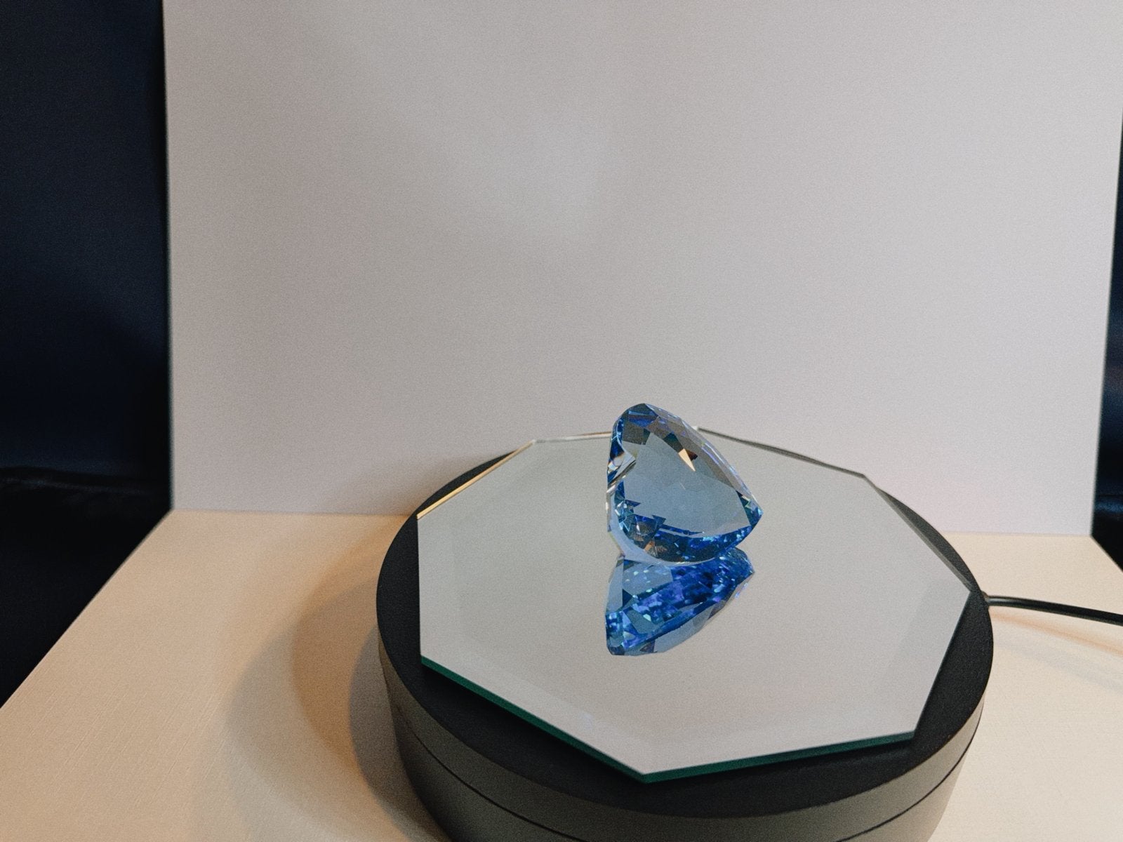 Swarovski Kristal SCS Hart Blauw (1997 Collectible), Ophalen of Verzenden, Zo goed als nieuw, Figuurtje