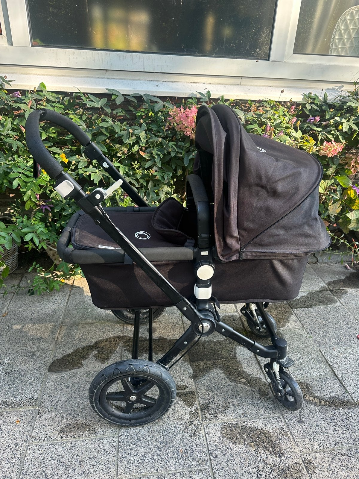 Bugaboo Cameleon 3 kinderwagen met reiswieg en zitje, Ophalen, Gebruikt, Luchtbanden, Bugaboo