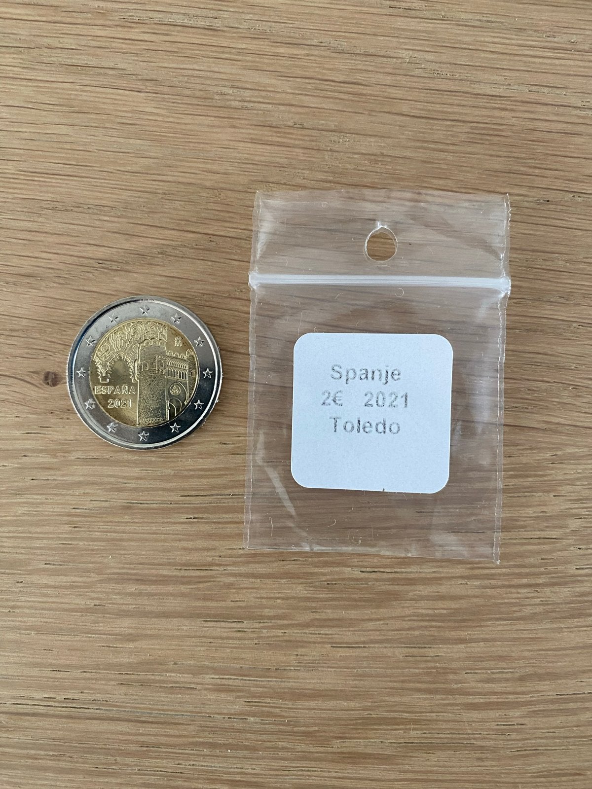 Spanje 2 Euro 2021 - Toledo, Ophalen of Verzenden, Spanje, 2 euro, Losse munt
