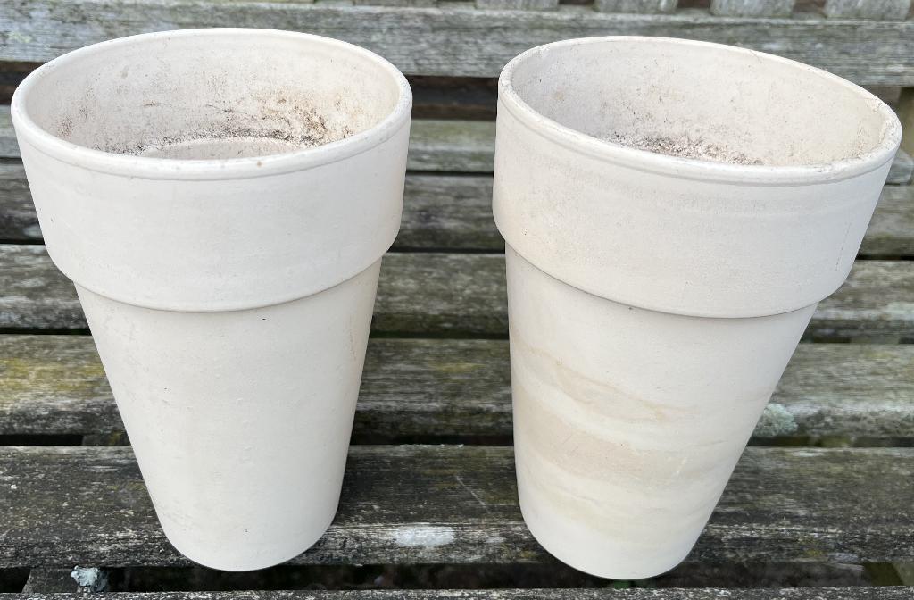 Bloempotten voor binnen en/of buiten, Ophalen, Gebruikt, Rond, Balkon