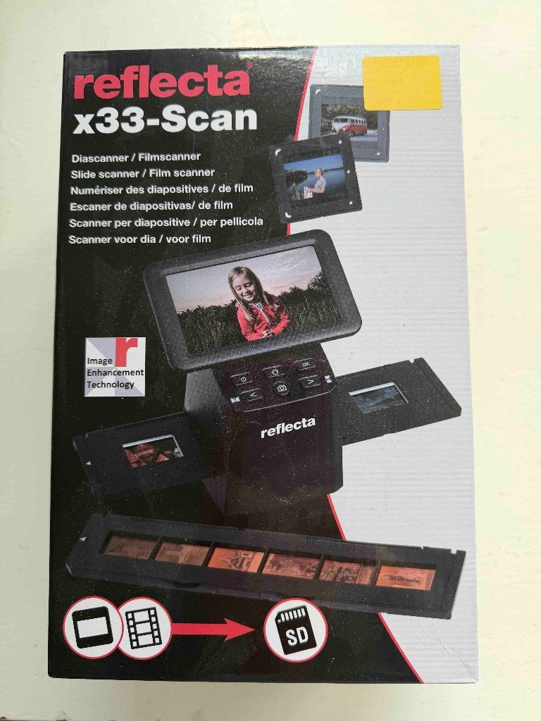 Reflecta X33 diascanner, Ophalen, Nieuw, Met scherm