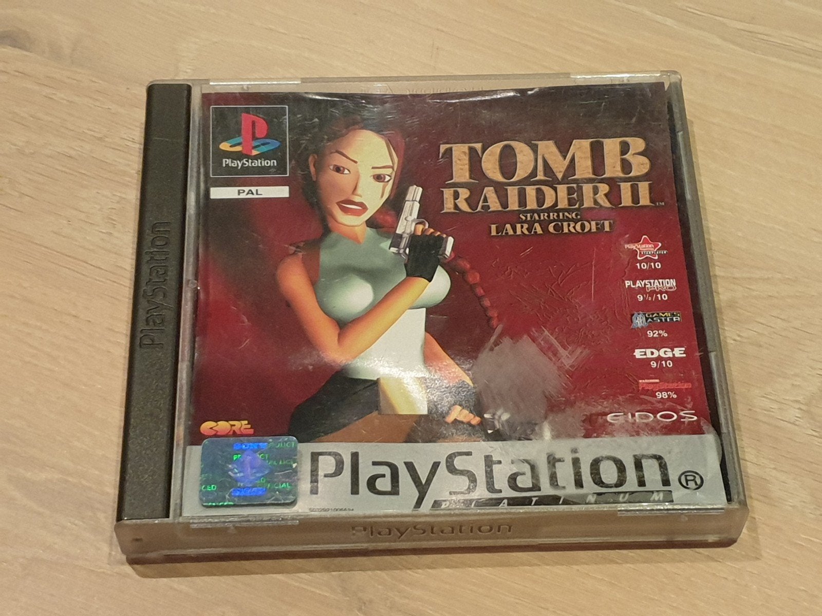 Tomb Raider II - PlayStation 1 Platinum Edition, Avontuur en Actie, 1 speler, Ophalen of Verzenden, Zo goed als nieuw