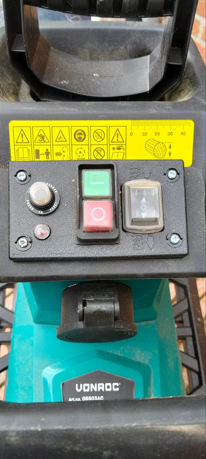 Vonroc GS503AC Hakselaar 2800W Silent met opvangbak, Ophalen, Gebruikt, Vonroc, Met opvangbak