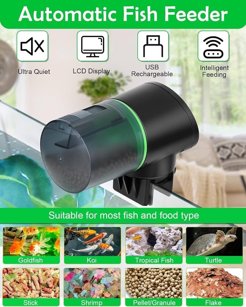 Nieuwe Petbank Automatische Visvoeder (Model CY-019), Ophalen of Verzenden
