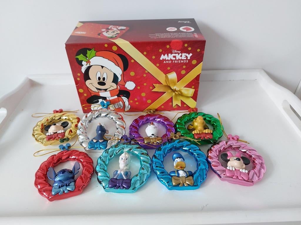 AH Disney kersthanger / bal / kerstkrans compleet met blik, Gebruikte blokjes met nopjes, Albert Heijn, Ophalen of Verzenden, Lego@lego.com