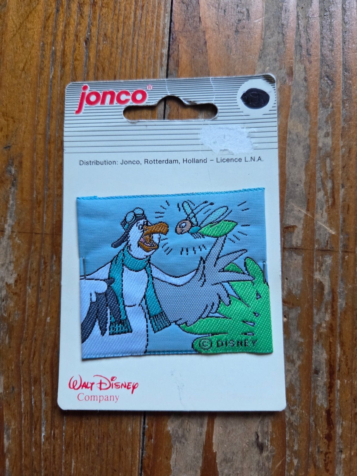 Vintage Disney De Reddertjes Patch Strijkapplicatie Jonco, Hobby en Vrije tijd, Ophalen of Verzenden, Nieuw, Overige applicaties