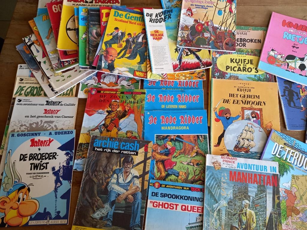 Grote verzameling stripboeken - div titels - allen 50 ct/st, Eén stripboek, Ophalen of Verzenden, Zo goed als nieuw