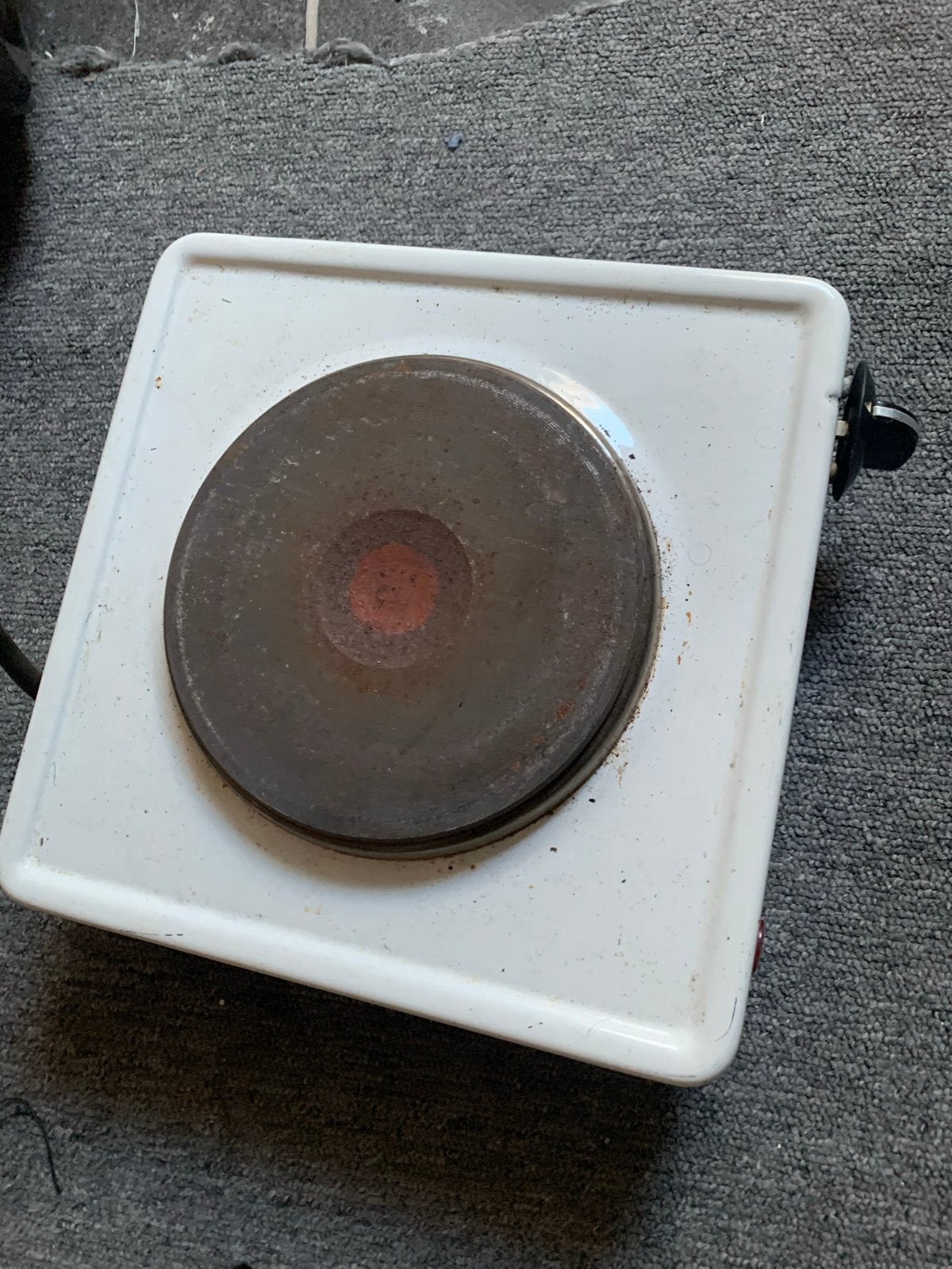 Elektrische kookplaat - 1 kookzone - Gebruikt, Witgoed en Apparatuur, Kookplaten, Gebruikt, 3 kookzones of minder, Ophalen of Verzenden