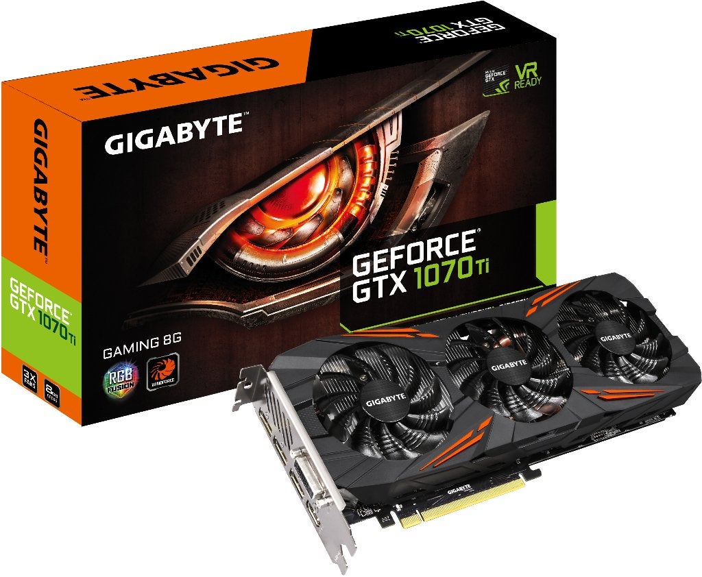 Gigabyte GeForce GTX 1070 Ti Gaming 8G, Computers en Software, Videokaarten, PCI-Express 3, Gebruikt, Verzenden, GDDR5