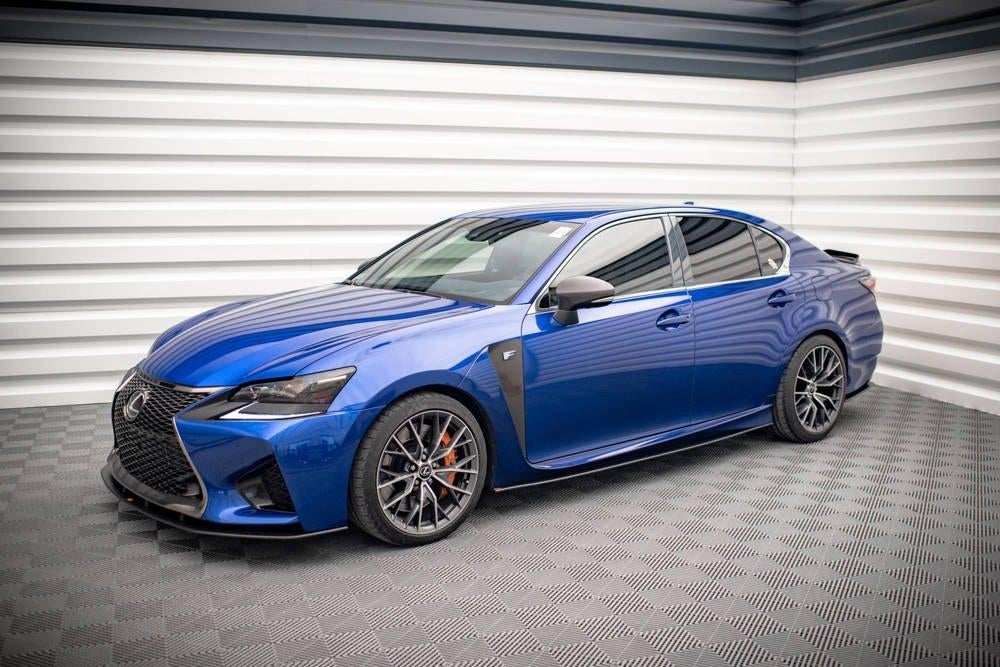 Race Voorlip sideskirt diffuser - Lexus GSF GS F 15-20, Auto diversen, Tuning en Styling, Ophalen of Verzenden