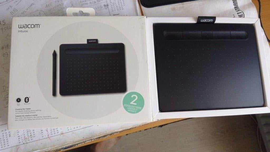 Wacom Intuos Creative Pen Tablet S Bluetooth Zwart, Computers en Software, Tekentablets, Verzenden, Zo goed als nieuw, Draadloos