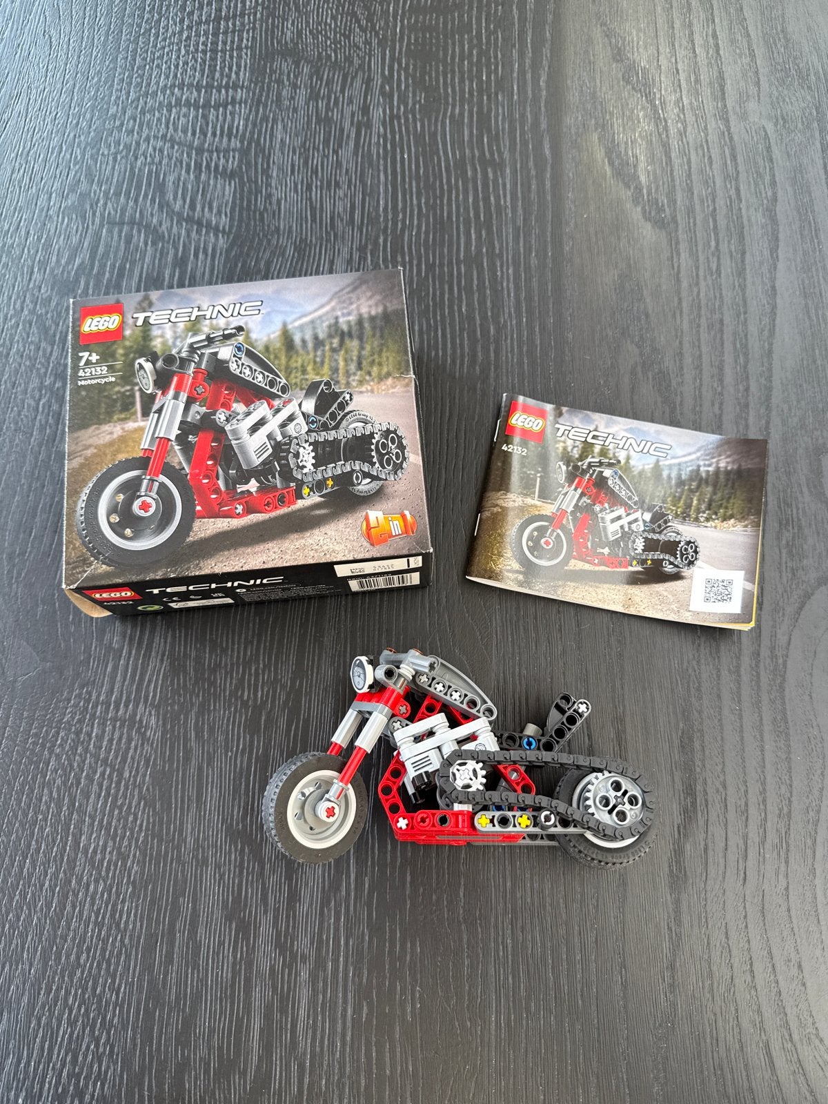 LEGO Technic Motorfiets 42132 - Zo goed als nieuw, Ophalen of Verzenden, Zo goed als nieuw, Overige merken