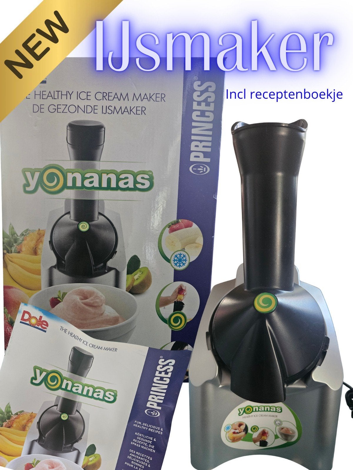 Princess Yonanas IJsmaker - Gezond IJs in een handomdraai, Ophalen, Nieuw, Zelfvriezend
