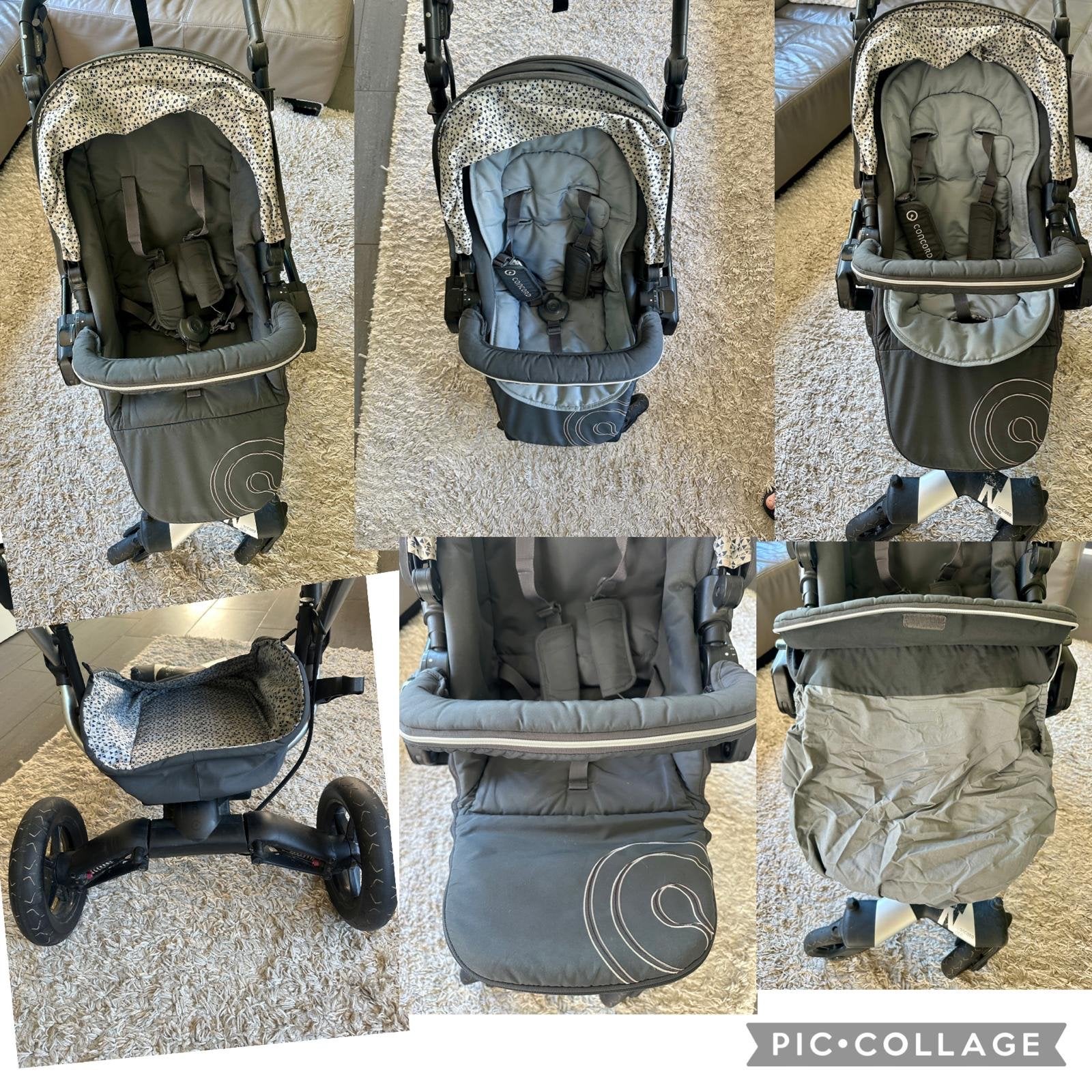 Concord Kinderwagen Set: Maxicosi, Wandelwagen & Buggy, Gebruikt, Combiwagen, Met autostoeltje, Ophalen