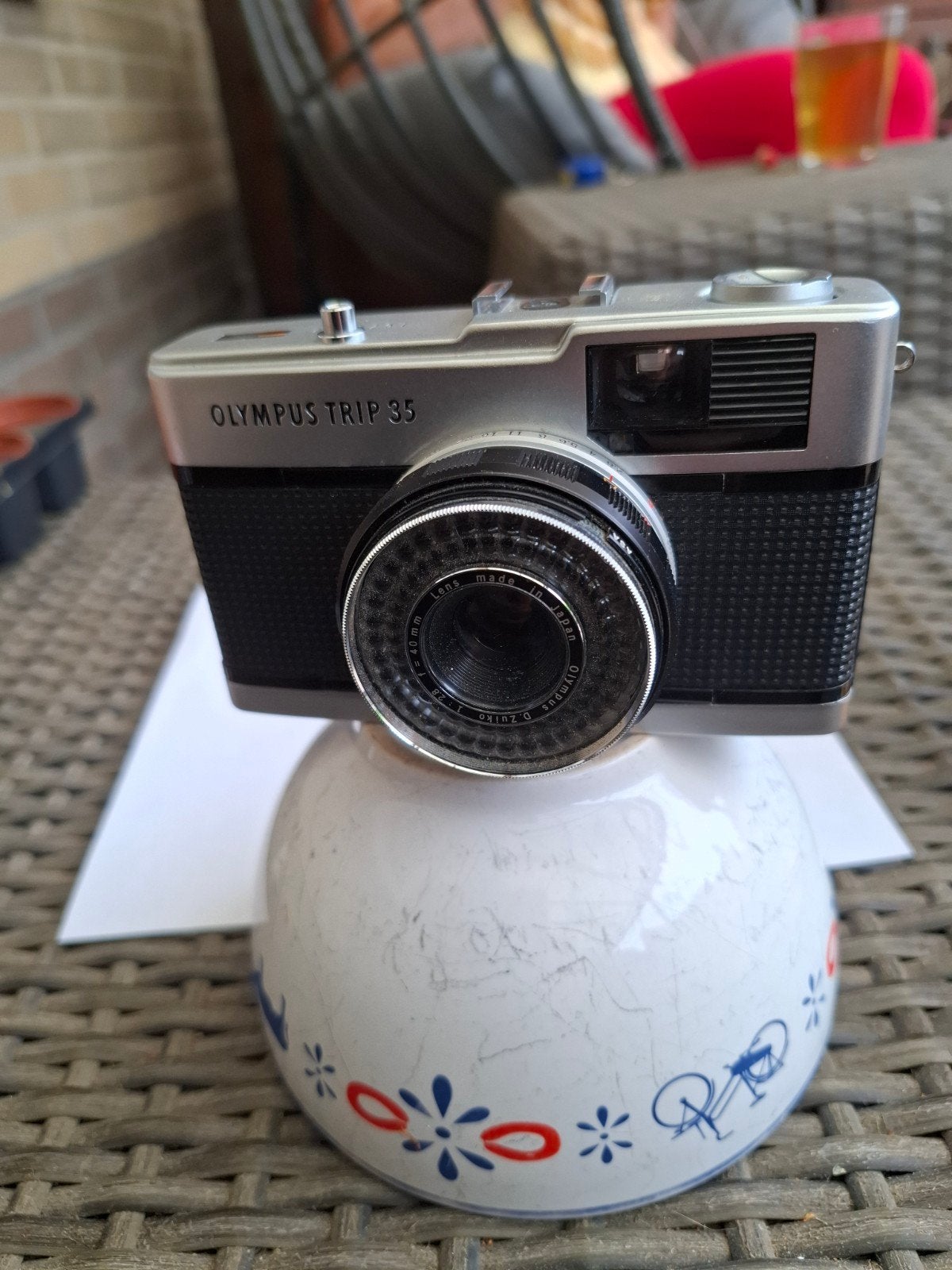 Olympus  trip 35, Audio, Tv en Foto, Fotocamera's Analoog, Ophalen of Verzenden, Compact, Olympus