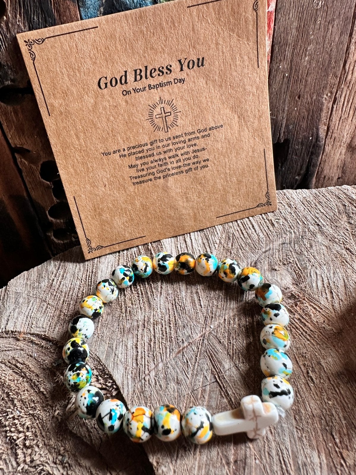 Boho armband / faith / nieuw, Ophalen of Verzenden, Nieuw