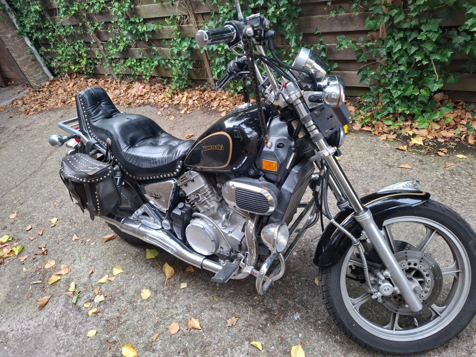 Kawasaki VN 750 Vulcan Oldtimer, 750 cc, Cardan-aandrijving, 2 cilinders, Occasion