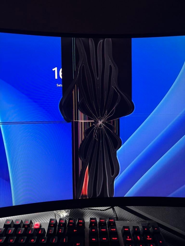 Beschadigde Ultrawide Gaming Monitor - MSI MAG 345CQR, Gaming, IPS, Curved, Ultra HD (4K)