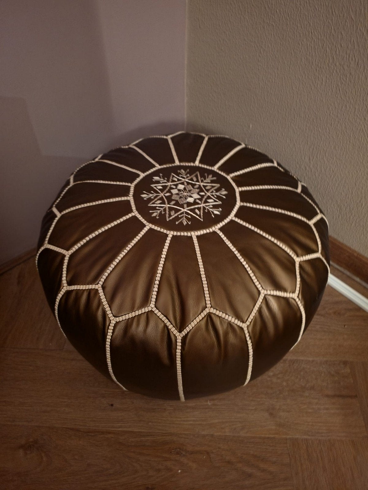 Nieuw! marokkaanse poef, Ophalen, Rond, Nieuw, 75 tot 100 cm
