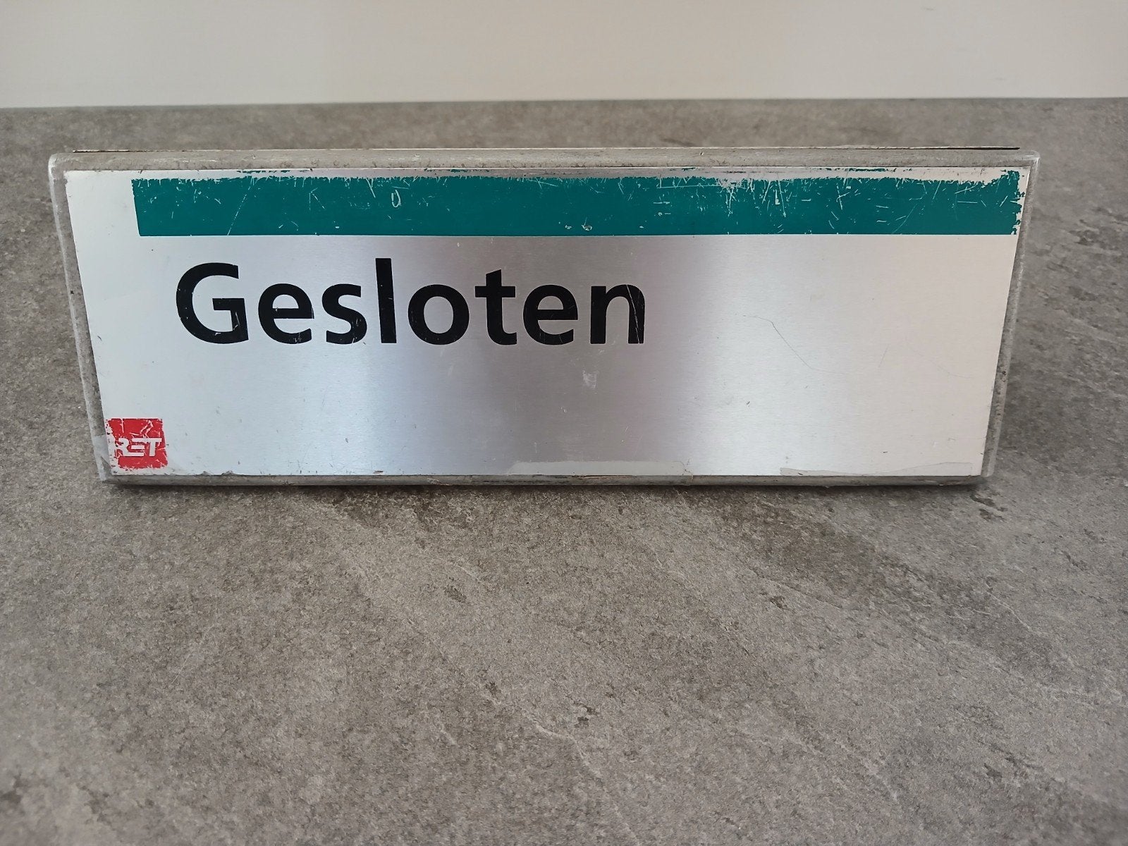 RET bord informatiebalie, Verzamelen, Ophalen of Verzenden, Trein, Overige typen