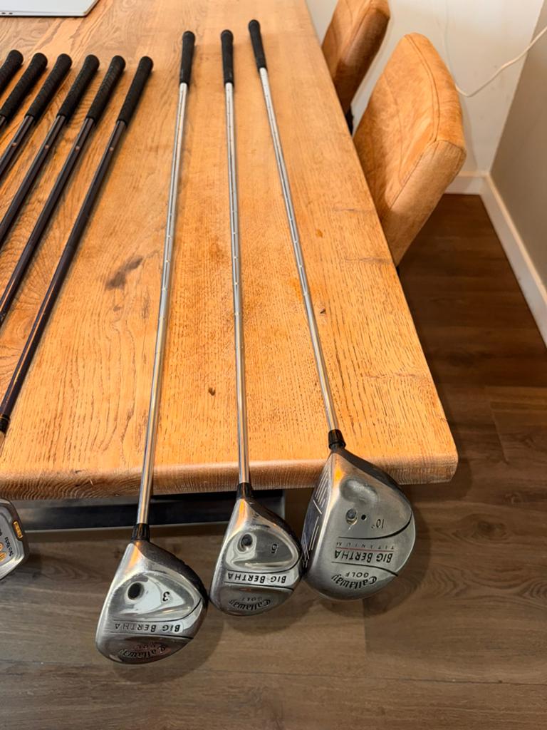 Callaway Big Bertha houten set + driver, Ophalen of Verzenden, Gebruikt, Set, Callaway
