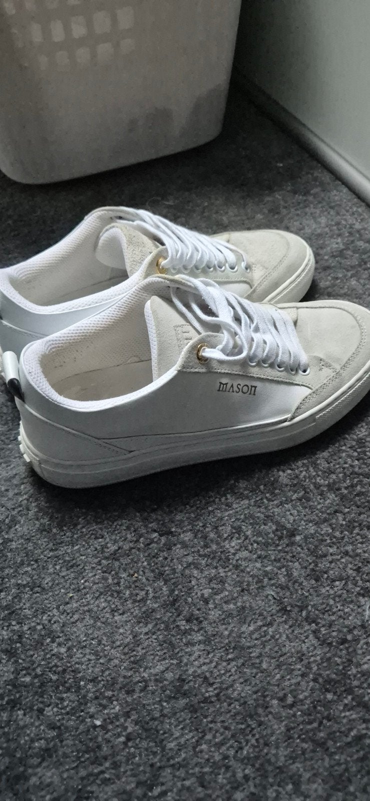 Mason Garments witte sneakers - Zo goed als nieuw, Wit, Ophalen of Verzenden, Mason Garments, Sneakers of Gympen