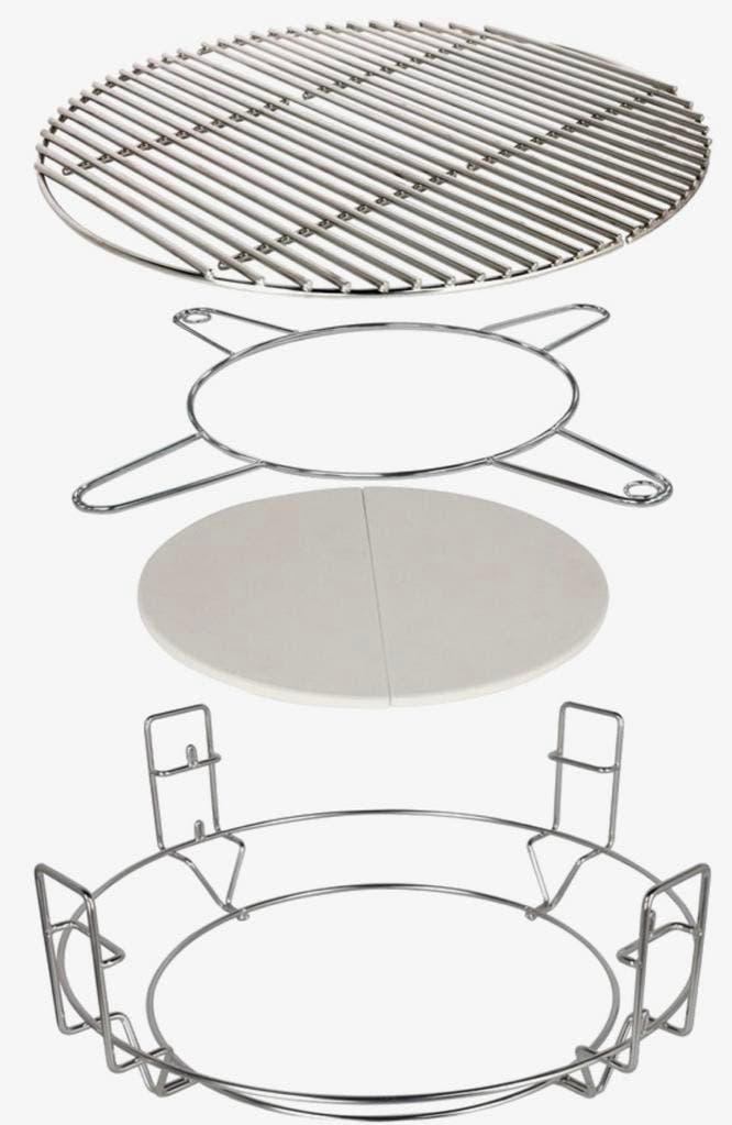 Kamado Grill & Divide Set 21 inch (L) - Universeel, Tuin en Terras, Ophalen of Verzenden, Nieuw
