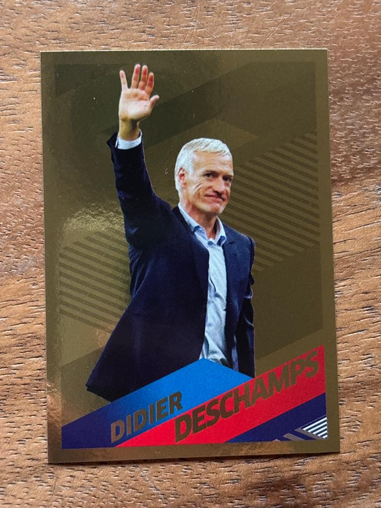Didier Deschamps Panini Family Frankrijk Voetbalkaart, Ophalen of Verzenden, Zo goed als nieuw